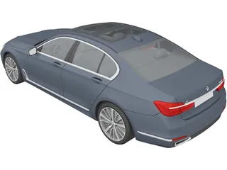 BMW 750i 7-series [G11] (2016) 3D Model