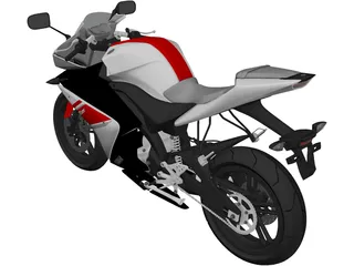 Yamaha YZF-R125 (2011) 3D Model