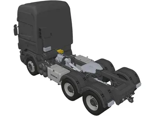 Scania 6x4 3D Model