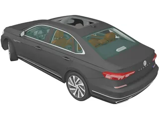 Volkswagen Passat PHEV CN-Spec (2019) 3D Model