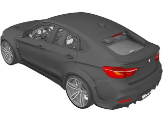 BMW X6 Lumma [+Interior] 3D Model