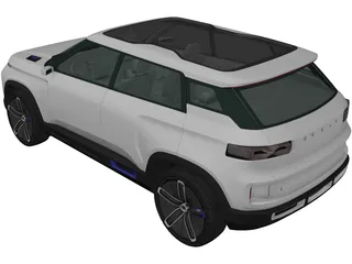 Geely Icon Concept (2020) 3D Model