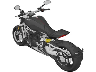 Ducati X-Diavel (2016) 3D Model