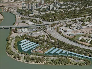 Sacramento City, USA (2020) 3D Model