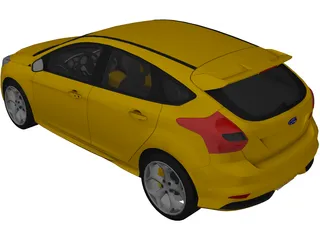 Ford Focus ST (2012) 3D Model