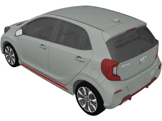 Kia Picanto GT line (2021) 3D Model
