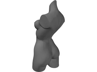 Woman Statue 3D Model