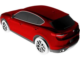 Alfa Romeo Stelvio TI (2020) 3D Model