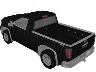 GMC Sierra Reg SLE 1500 (2020) 3D Model