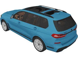 BMW X7 (2021) 3D Model
