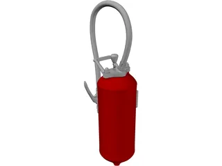 Fire Extinguisher 3D Model