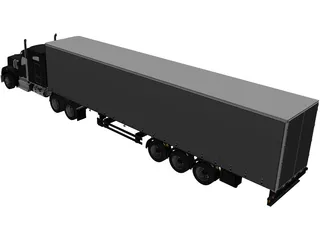 Kenworth W990 3D Model