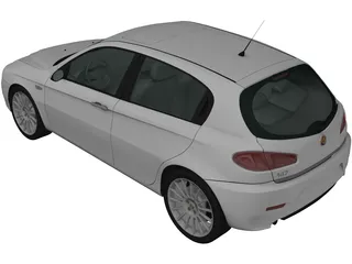 Alfa Romeo 147 (2009) 3D Model