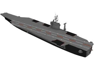 Nimitz Aircraft Carrier 3D Model