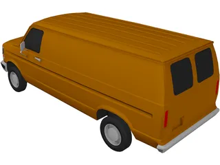 Dodge Van 3D Model