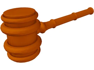 Gavel 3D Model