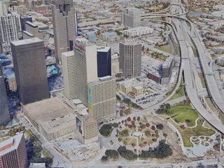 Dallas City, TX, USA (2022) 3D Model