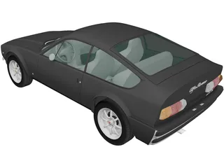 Alfa Romeo GT 1300 Junior Zagato (1972) 3D Model
