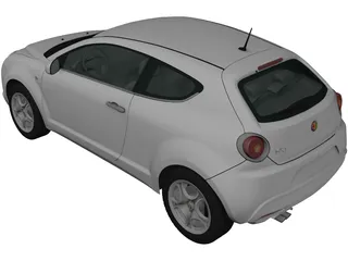 Alfa Romeo MiTo (2009) 3D Model
