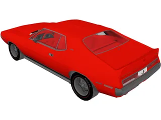 AMC Javelin AMX SST (1973) 3D Model