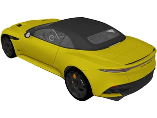 Aston Martin DBS Superleggera Volante (2020) 3D Model