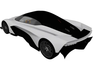 Aston Martin Valhalla (2020) 3D Model
