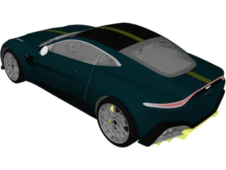 Aston Martin Vantage AMR (2020) 3D Model