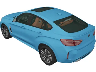BMW X6M (2015) 3D Model