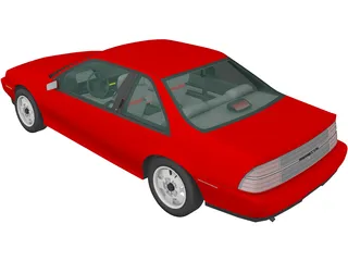 Chevrolet Beretta GT (1988) 3D Model