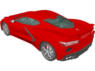 Chevrolet Corvette C8 Stingray (2020) 3D Model