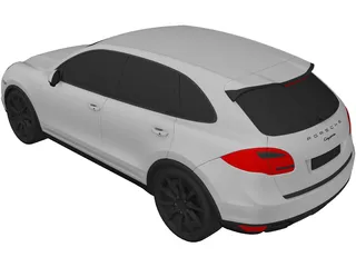 Porsche Cayenne Hybrid (2011) 3D Model