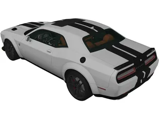 Dodge Challenger SRT Hellcat (2018) 3D Model
