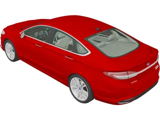 Ford Fusion Titanium (2017) 3D Model