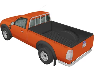Ford Ranger RegularCab (2009) 3D Model