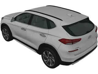 Hyundai Tucson (2018) 3D Model
