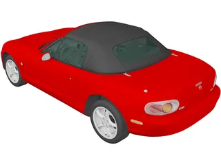 Mazda MX-5 Convertible (1998) 3D Model