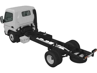 Mitsubishi Fuso Canter 515 SuperLow CityCab (2019) 3D Model