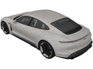 Porsche Taycan (2020) 3D Model