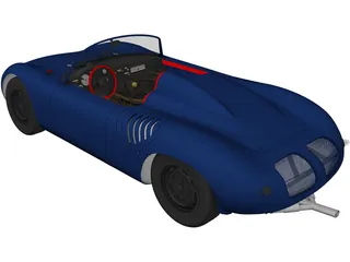 Porsche 718 Spyder RS (1960) 3D Model
