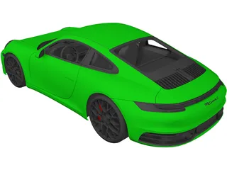 Porsche 911 Carrera S (2019) 3D Model
