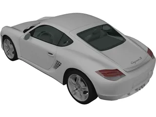 Porsche Cayman S (2011) 3D Model