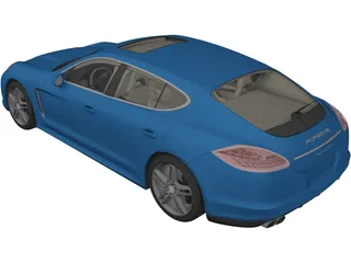 Porsche Panamera Turbo (2009) 3D Model