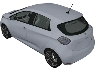 Renault ZOE (2013) 3D Model