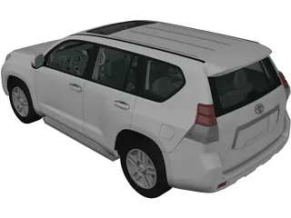 Toyota Land Cruiser Prado (2010) 3D Model