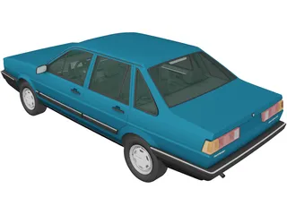 Volkswagen Santana (1985) 3D Model