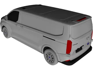 Ford Transit Custom Trend (2024) 3D Model