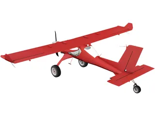 PZL-104 Wilga 3D Model