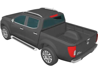 Nissan Navara Double Cab (2015) 3D Model