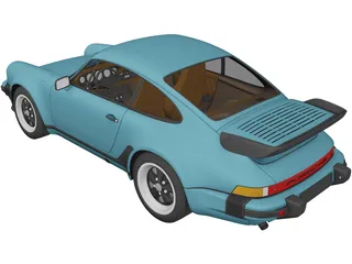 Porsche 911 Turbo (1975) 3D Model