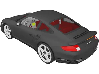 Porsche 911 Turbo (2007) 3D Model